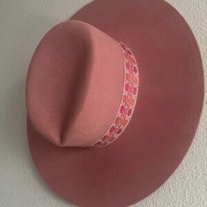 Lack Of Color Pink Floral Band Hat